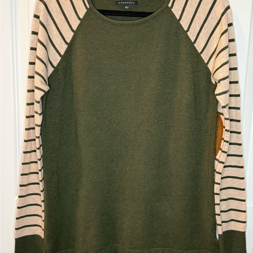 Staccato Olive Knit Sweater